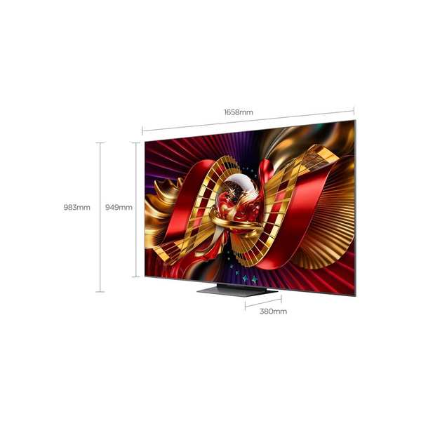 TCL 75" C8L SQD-Mini LED 4K Google TV 144Hz 75C8L