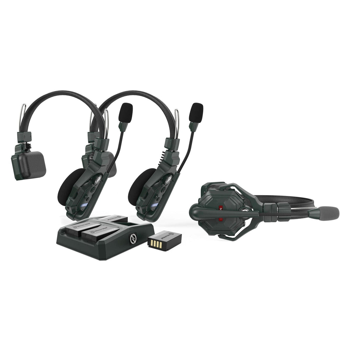 Hollyland Solidcom C1-3S Full-Duplex Wireless DECT Intercom System with 3 Headsets (1.9 GHz)