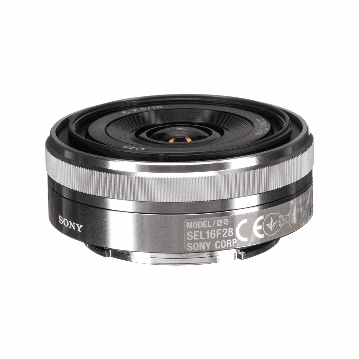 Sony E 16mm f/2.8 Lens (Silver)