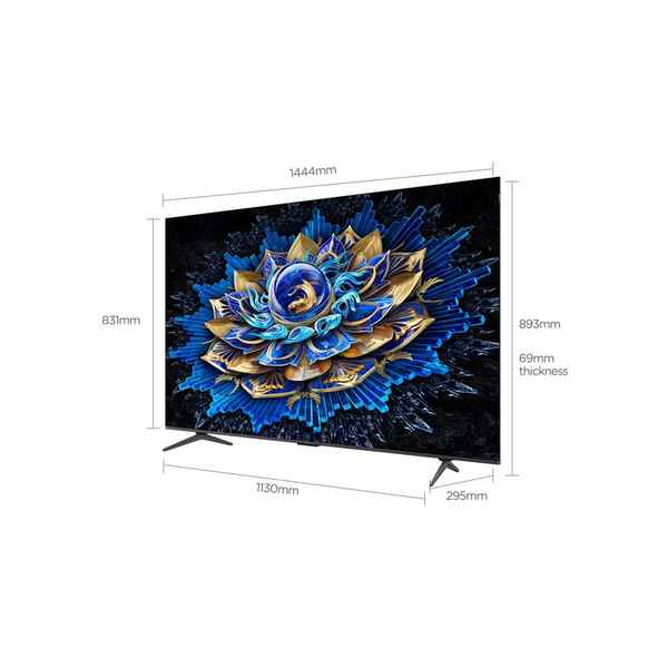 TCL 65" P8L Premium QD-Mini LED Google TV 144Hz 65P8L