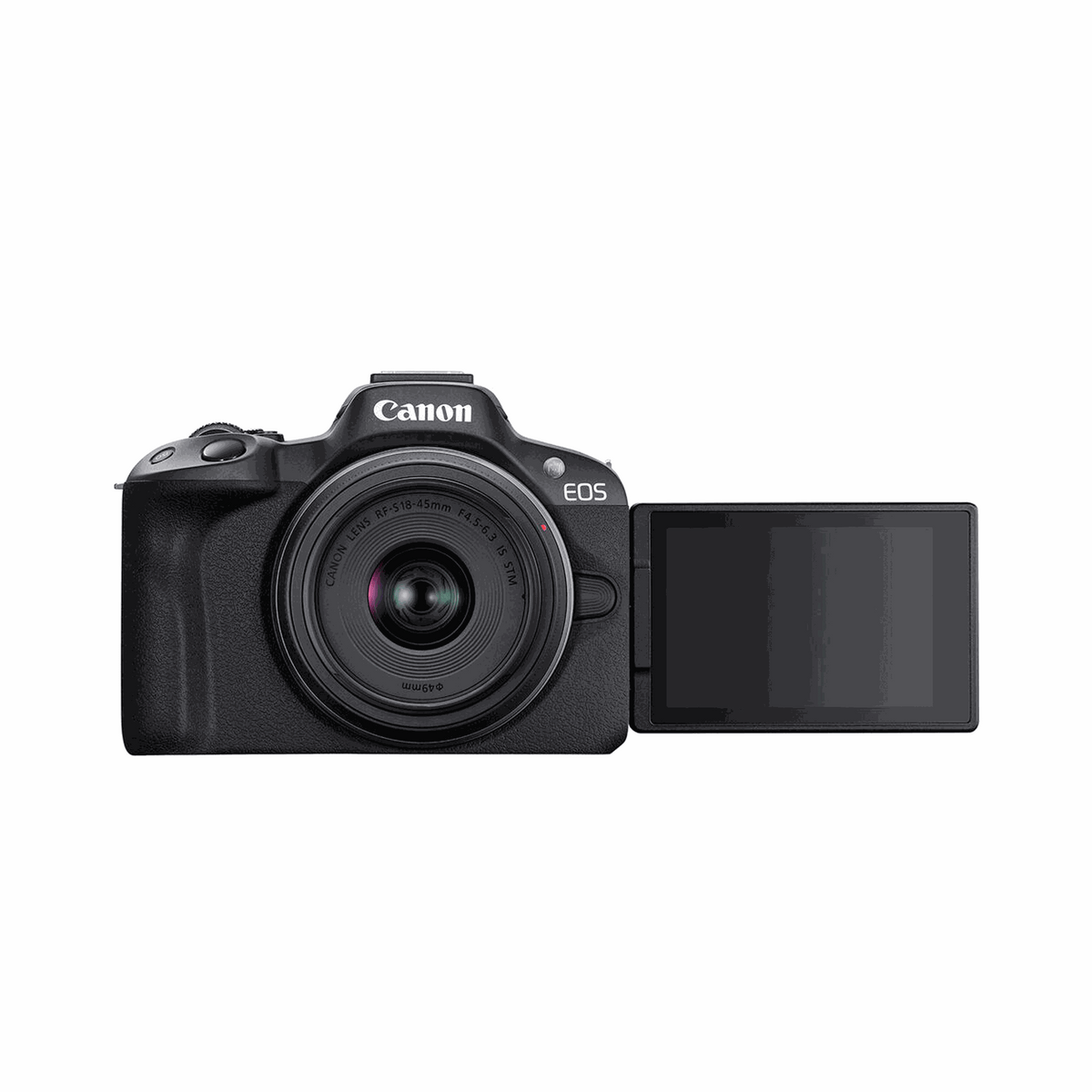 Canon EOS R50 Mirrorless Camera with 18-45mm and 55-210mm Lenses (Black)