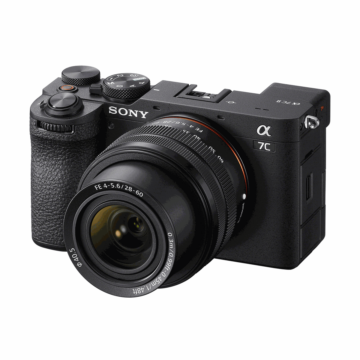Sony Alpha a7C II Mirrorless Camera (Black) with 28-60mm lens