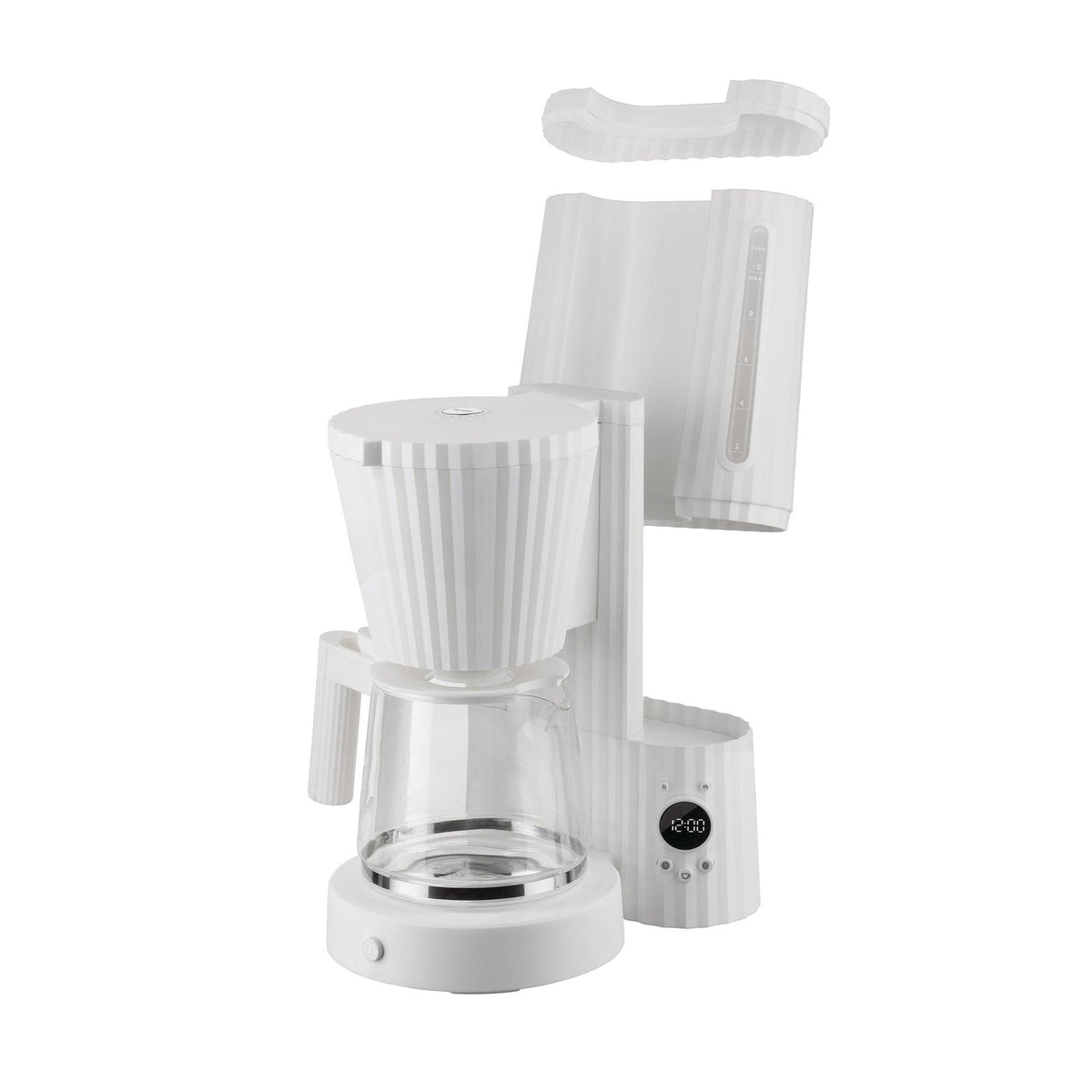 Alessi Plissé Drip Coffee Maker White MDL14 W