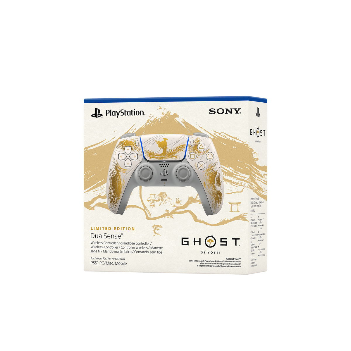 PlayStation 5 (PS5) DualSense Wireless Controller - Ghost of Yotei Gold Limited Edition  - KOODOO