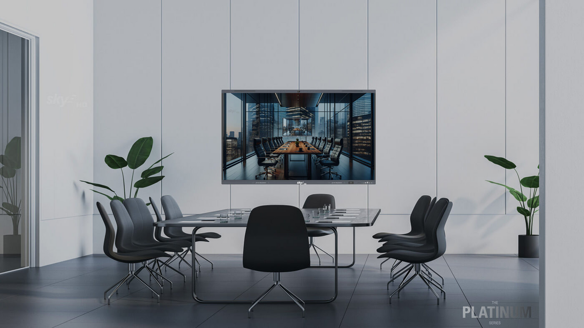 Skye HD Platinum Series 65" Interactive Touchscreen 4K Display