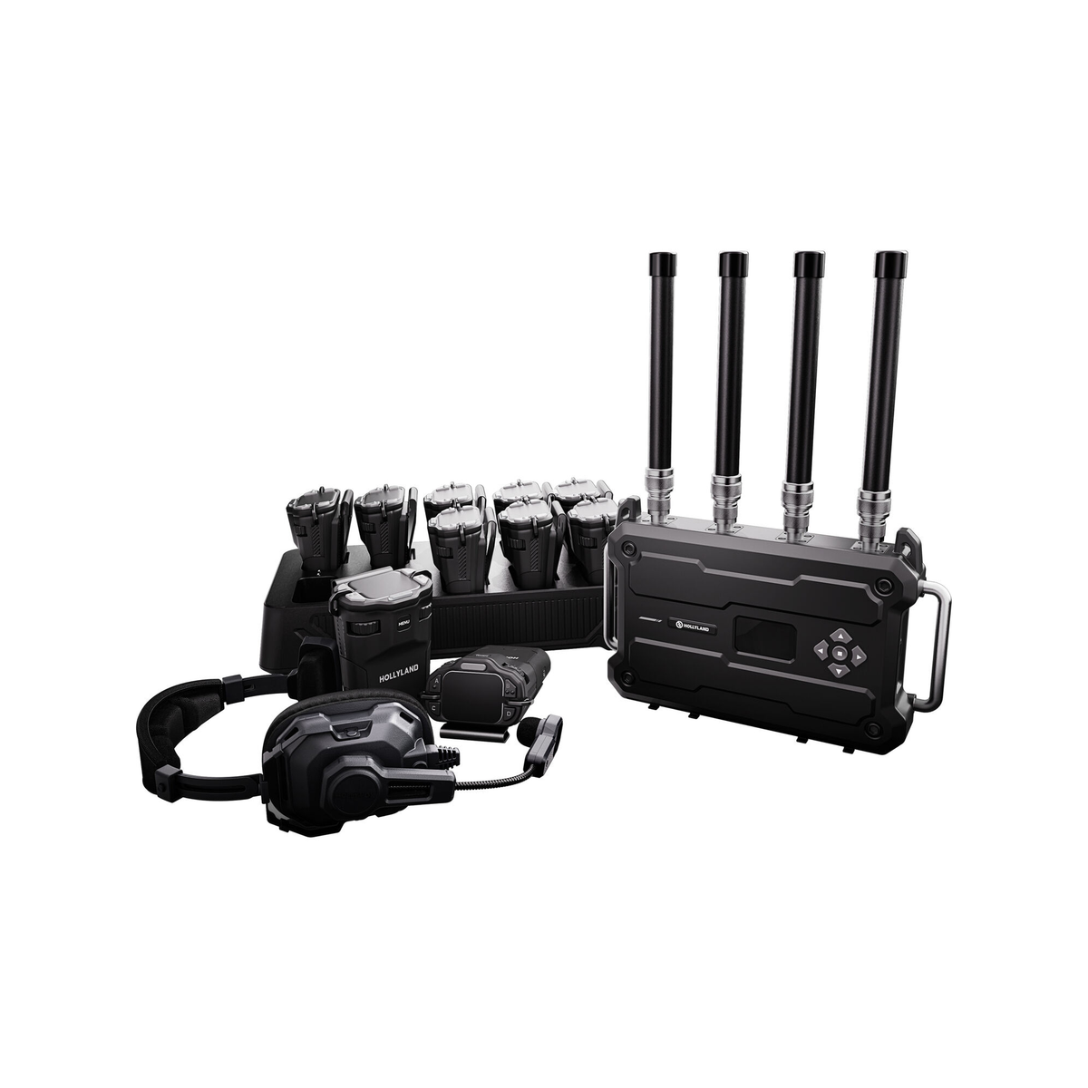 Hollyland Solidcom H1-10S 10-Person Noise-Cancelling Intercom System