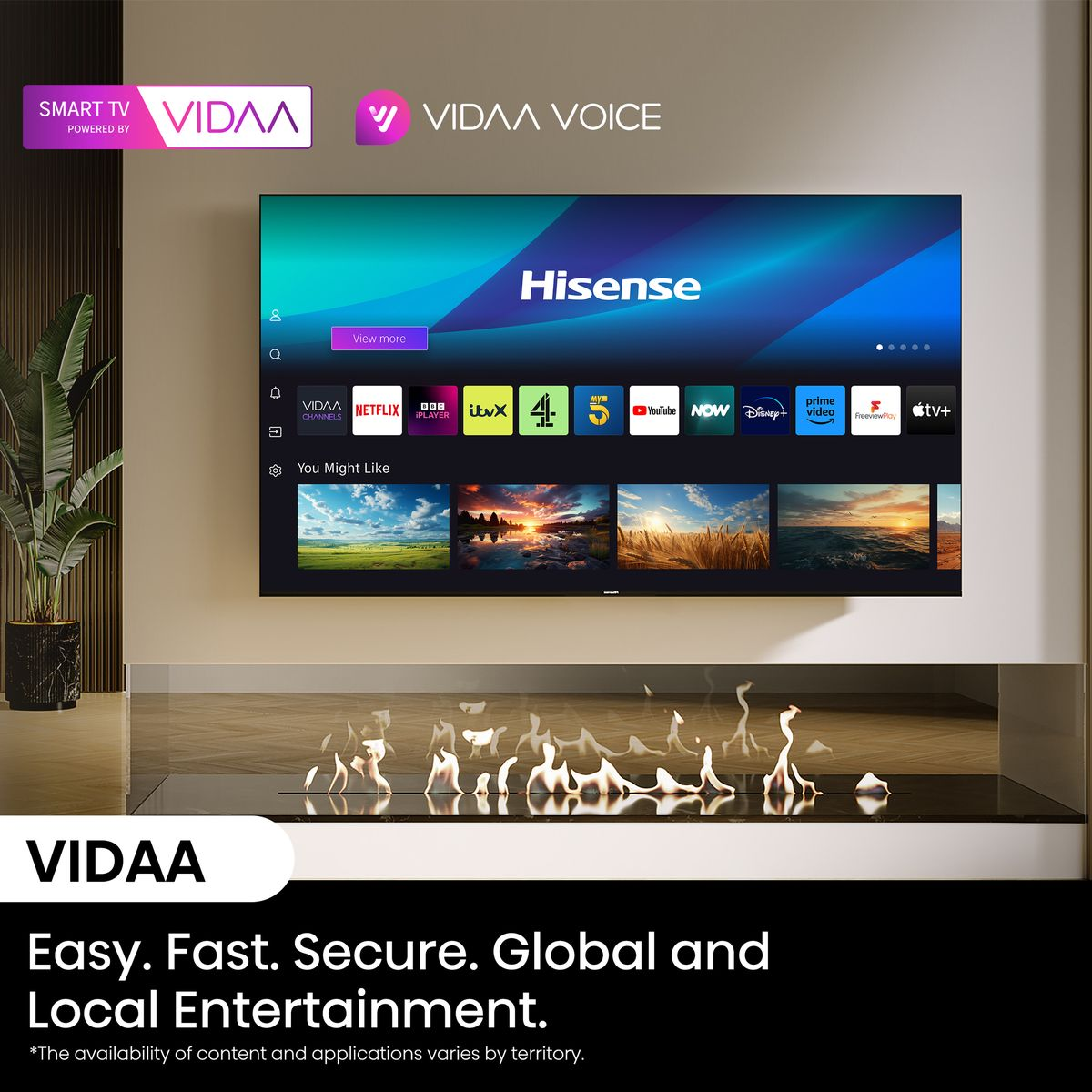Hisense 75Q7N 75" 4K QLED 144Hz Smart TV Dolby Atmos